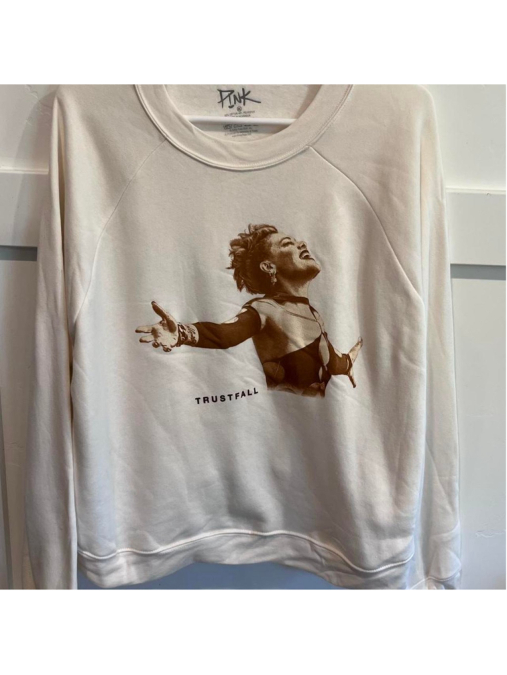 Pink Trust Fall Sweater